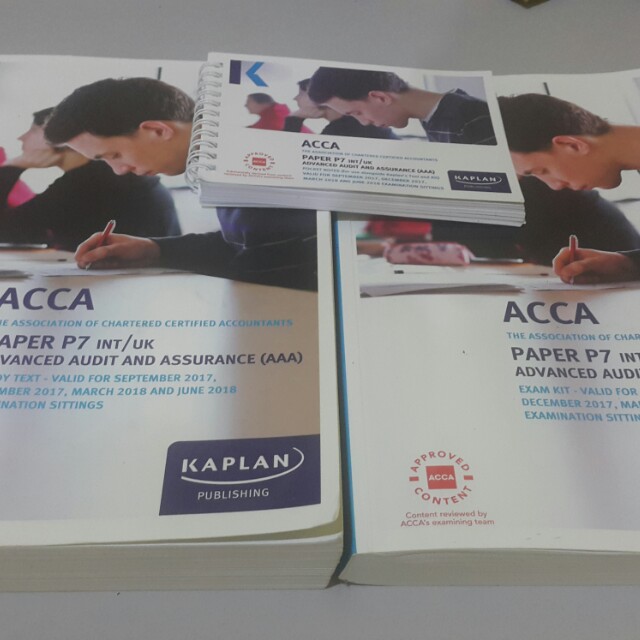 ACCA P7 Kaplan Study Text, Exam Kit, Pocket Notes, Hobbies & Toys, Books & Magazines, Textbooks