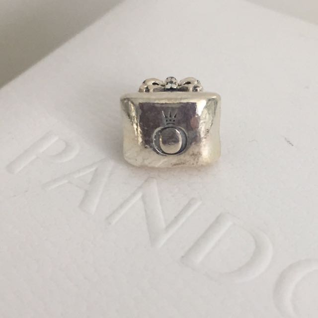 Pandora Bracelet Charms, Sparkling Handbag Silver Purse, Bag Charm 791534CZ, Pandora Gift Pouch, Charms for Pandora Bracelet
