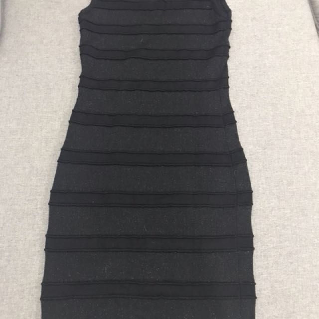 Black bandage dress (Category: Dresses) located in Pasig City. Submitted by cescascloset (Listing ID 134443800, Image 2). Description: Brand new black bandage dress Bought from SOFA Retail Lab for Php 1,500 Fits size small.