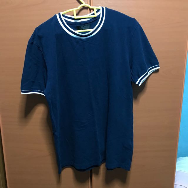 zara blue t shirt
