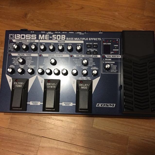 Boss Me 50 Bass Multiple Effects Pedal Music Media Music Accessories On Carousell