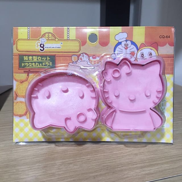 Cookie Cutter (Category: Other Kitchen Appliances) located in Singapore. Submitted by draaaloon (Listing ID 77533016, Image 4). Description: Biscuits cutter Designs available: 1) Hello Kitty 2) Doraemon - 1 3) Mickey 4) Pooh 5) Miffy 6) Fortune Bag - 1 7) Fortune Cat - 2 8) Melody 9) Lantern - 2 10) Chipmunks Each set comes with 2 designs as shown Price listed is based on each set No trade .