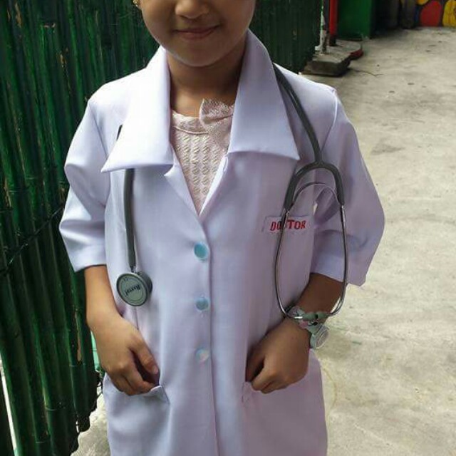 Doctor costume lab gown