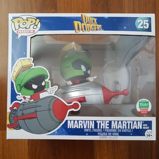 funko pop marvin the martian in rocket