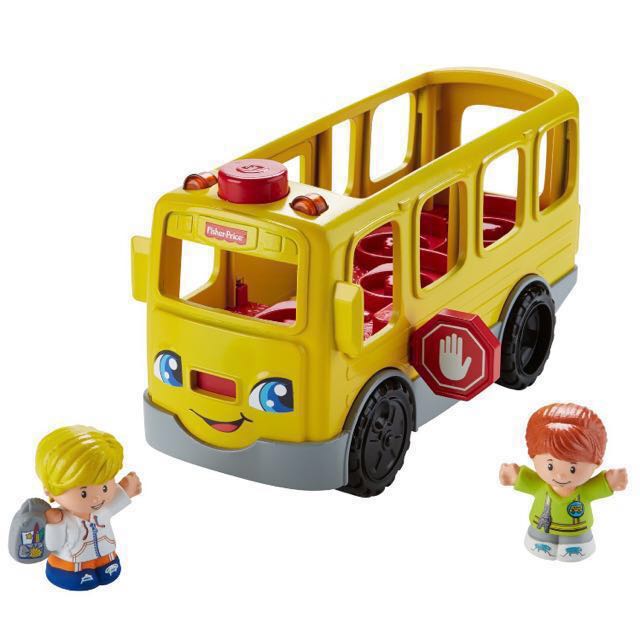 Fisher Price Little People School Bus Sounds stop sign Michael Maggie child kids 