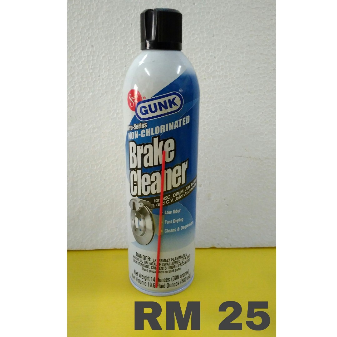 GUNK BRAKE CLEANER 580ML, Auto Accessories on Carousell