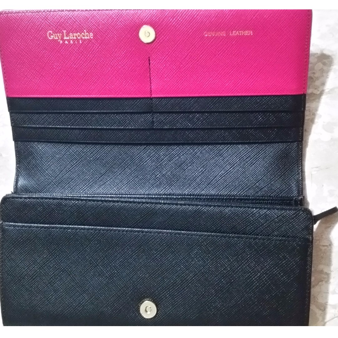 Guy Laroche wallet coins bag black 4 x 3 – Trendy Ground