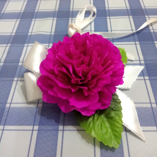 handmade paper flower wrist corsages design craft handmade goods paper flower corsages