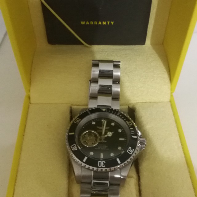 invicta pro diver open heart