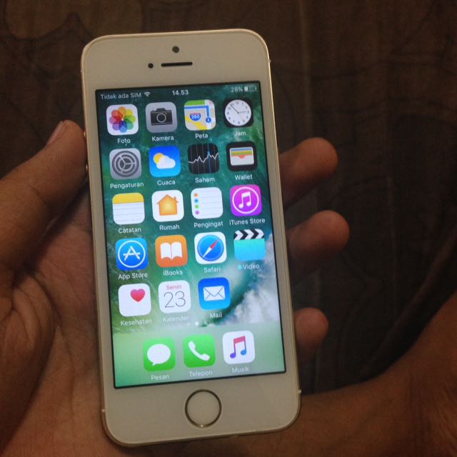 Iphone 5s 16gb Seken Fullset Masih Mulus Telepon Seluler Tablet