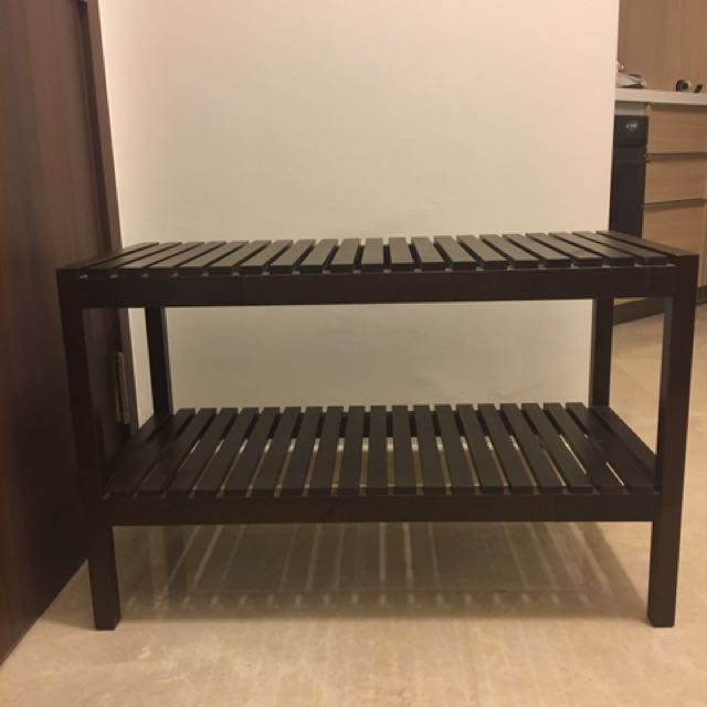 Molder Ikea table/bench/shoe rack, Furniture & Home Living, Furniture