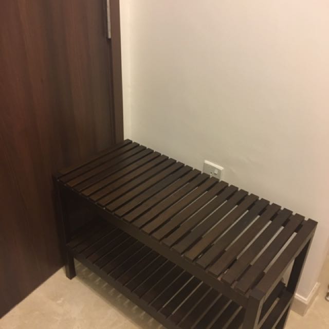 Molder Ikea table/bench/shoe rack, Furniture & Home Living, Furniture