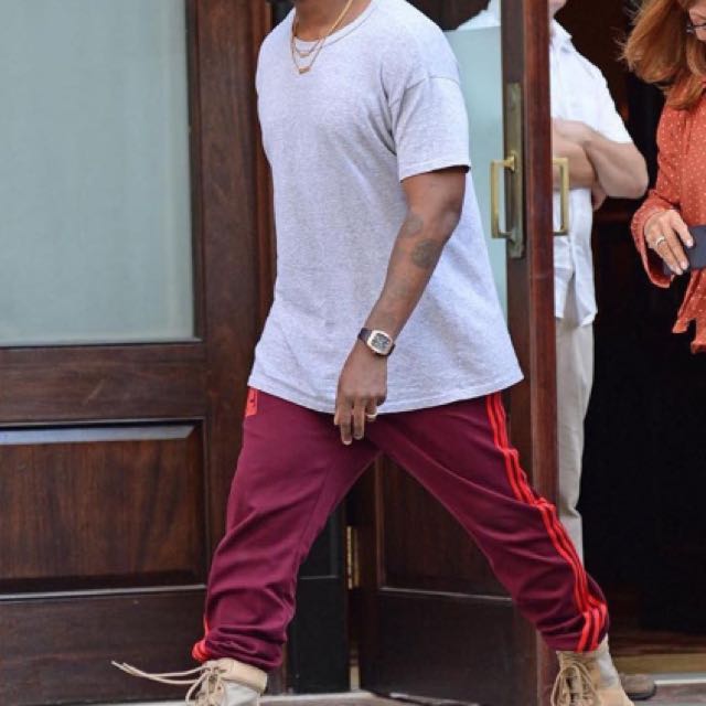 yeezy calabasas pants maroon