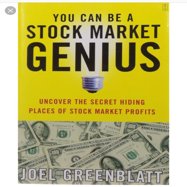 You Can Be A Stock Market Genius By Joel Greenblatt Books