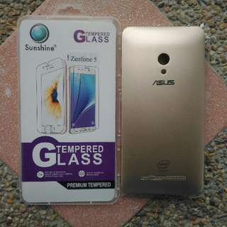 ASUS Zenfone 5 Back Cover And Tempered Glass
