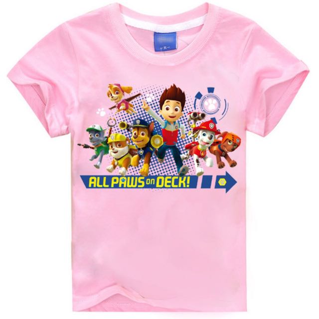 Vice gips Susteen Pink Paw Patrol T-Shirt, Babies & Kids, Babies & Kids Fashion on Carousell