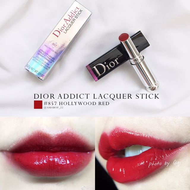 DIOR ADDICT LACQUER STICK 857 HOLLYWOOD RED