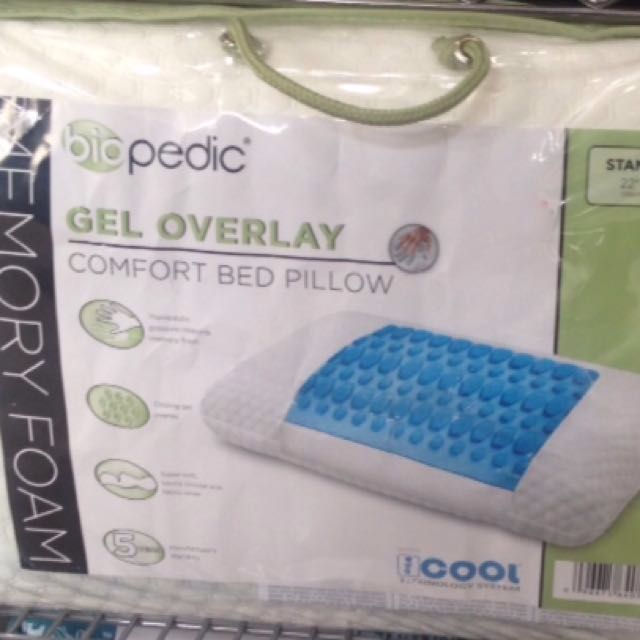 Biopedic gel overlay pillow top