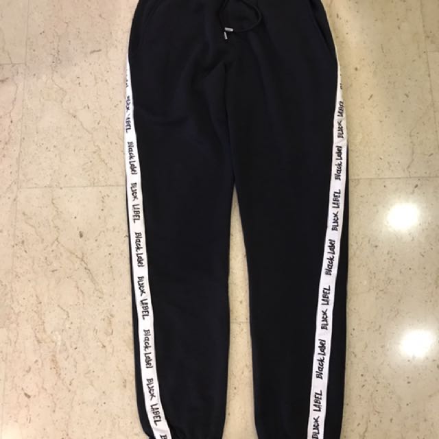 Black Label Line Pants Men S Fashion Clothes On Carousell