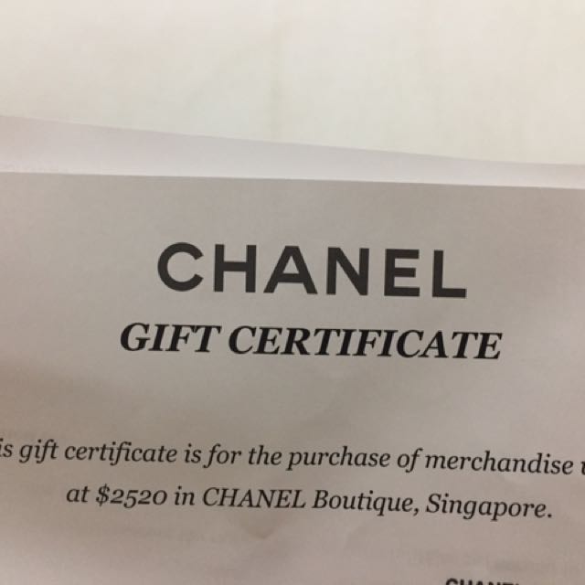 Khám phá với hơn 80 chanel gift certificate không thể bỏ qua  trieuson5