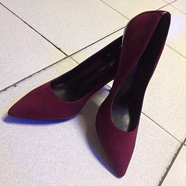 maroon shoes womens heels
