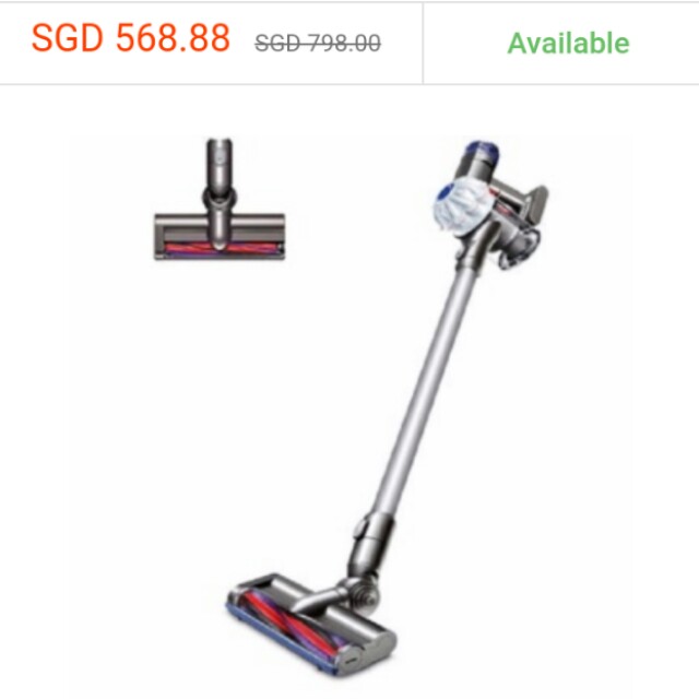 Dyson V6 Vacuum Cleaner, TV & Home Appliances, Vacuum Cleaner