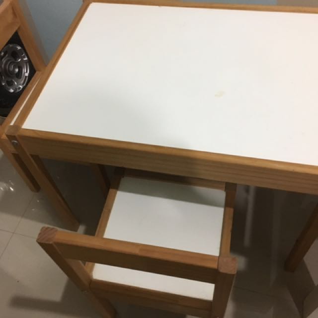 Ikea Table and chair for toddlers, Babies & Kids, Baby Nursery & Kids