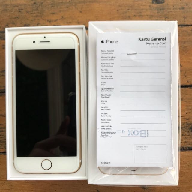 Iphone 6 32gb Gold Masih Garansi Ibox Sampai Oktober 2018 Telepon Seluler Tablet Di Carousell