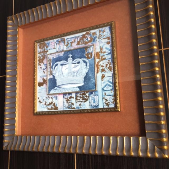 King Queen Wall Decor Large Frame Home Furniture On Carousell