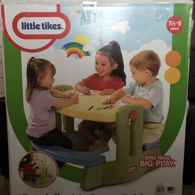 little tikes adjust and draw table