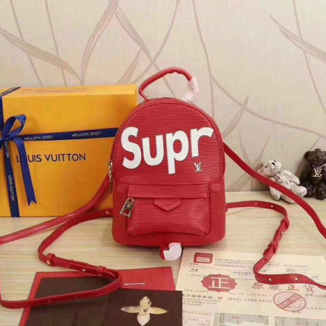 LV x Supreme - Mini backpack, Women's Fashion, Bags & Wallets, Purses &  Pouches on Carousell