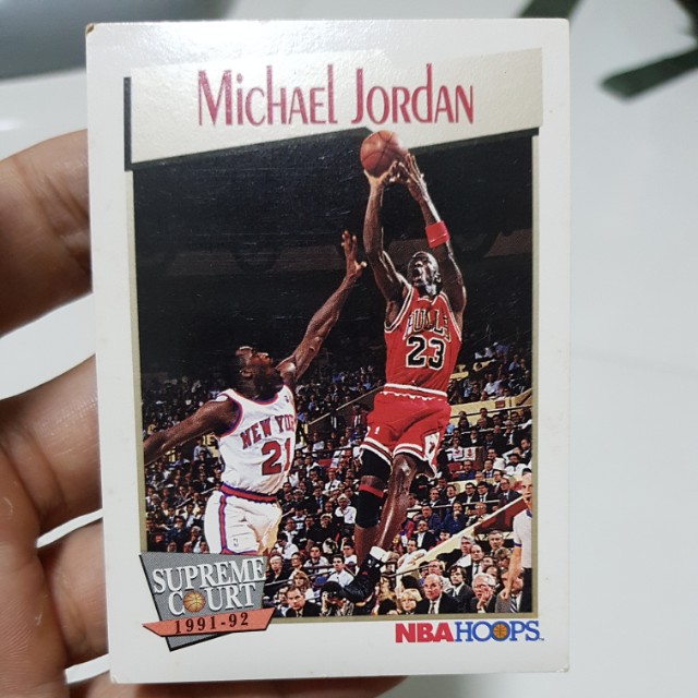michael jordan hoops card