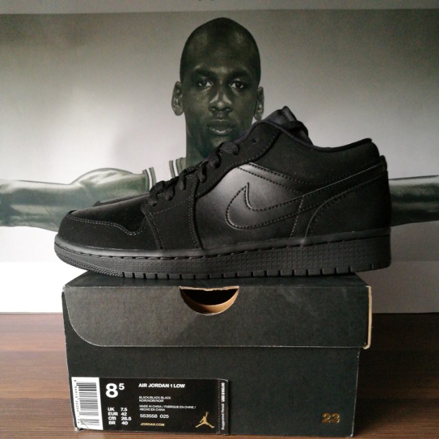 Nike Air Jordan 1 Low OG Triple Black