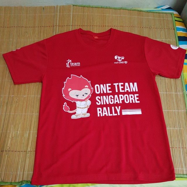 One Team Singapore Rally Shirt Sports Sports Apparel On Carousell