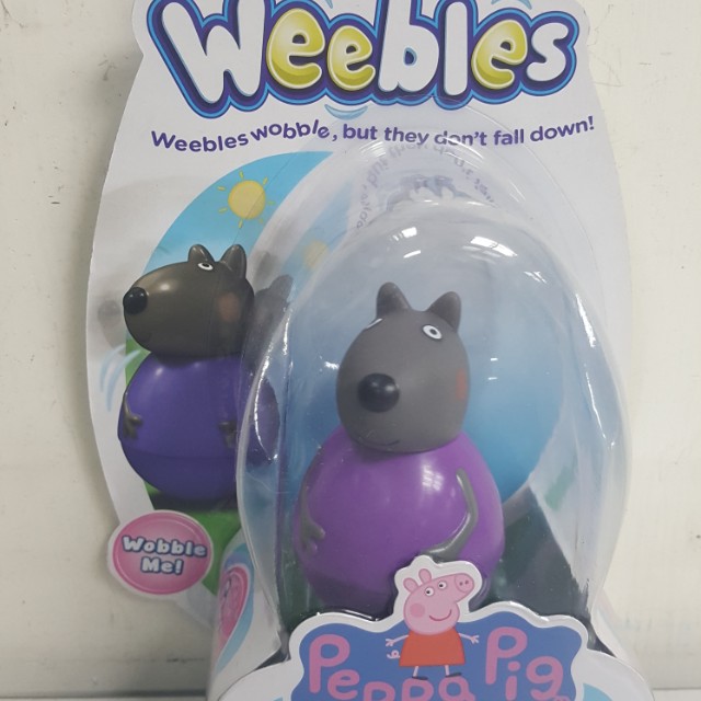 weeble dog toy