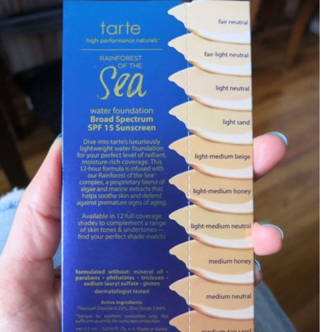 Tarte rainforest of on sale the sea foundation