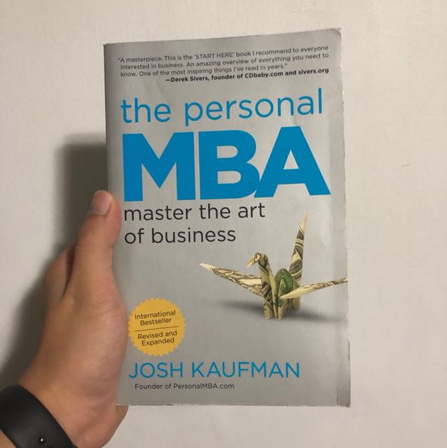 The Personal Mba By Josh Kaufman Books Stationery Fiction On