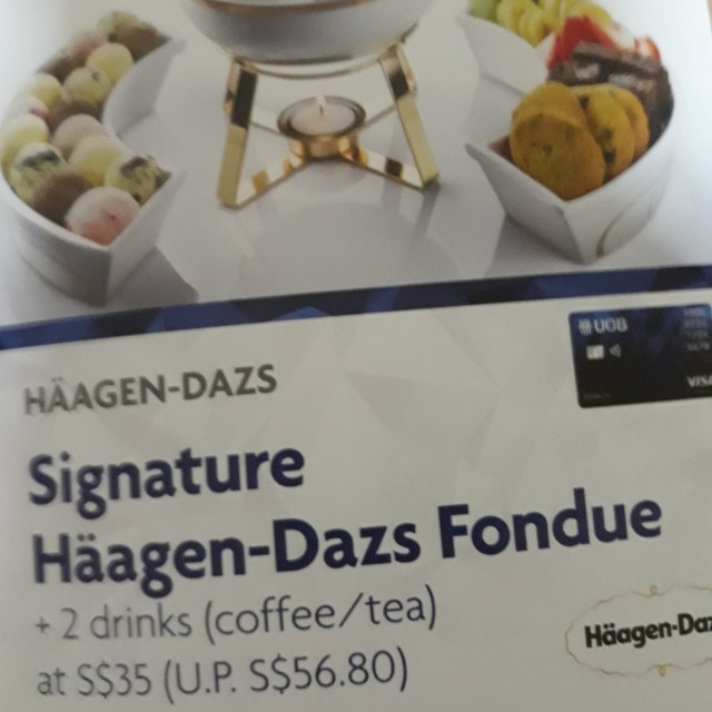 Price fondue haagen singapore dazs Haagen Dazs