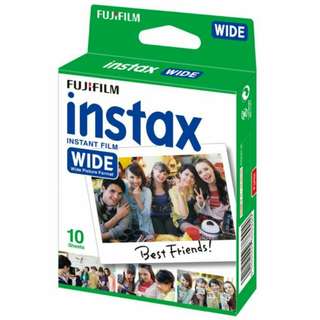 FUJIFILM REFILL INSTAX WIDE PLAIN (10 lembar) Polos Polaroid