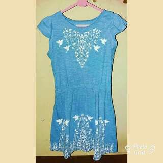 HnM dress, bahan kaos adem, size 4-6 y