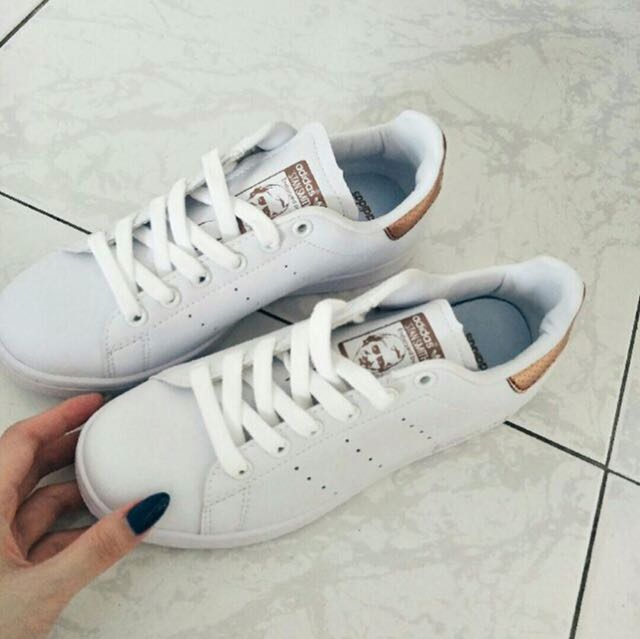 Adidas Stan Bronze INSTOCK SIZE and 38, Women's Fashion, Footwear, Sneakers Carousell