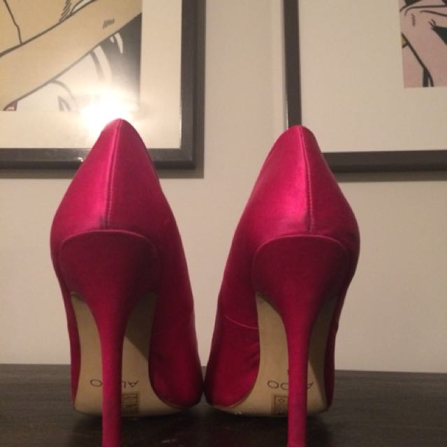 Pink pumps hotsell