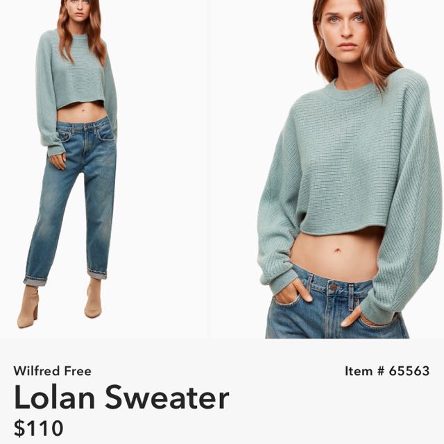 Aritzia Lolan Sweater Women s Fashion Clothes on Carousell