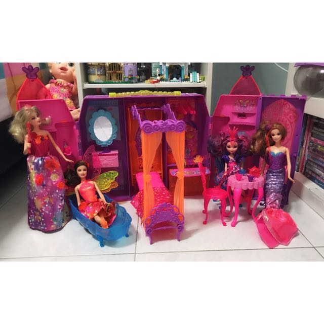 Barbie door with playhouse castle, Hobbies Toys, Toys & Games on