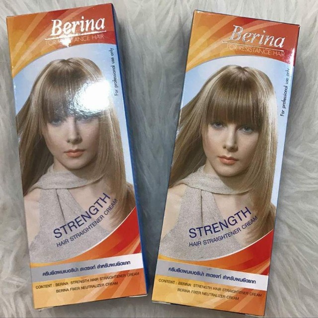 berina strength hair straightener cream