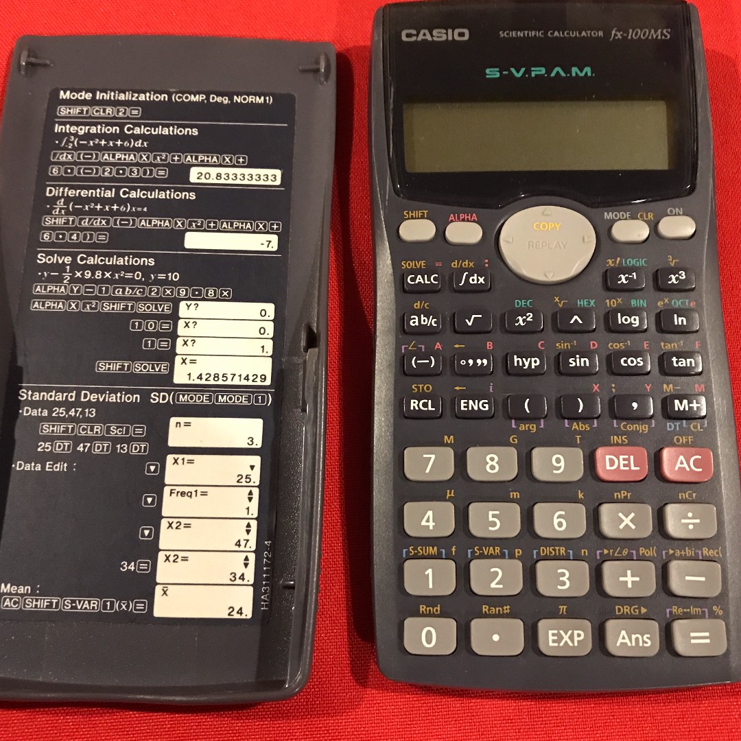 Casio Scientific Calculator Fx 100ms - O Que E Fx Trading ...