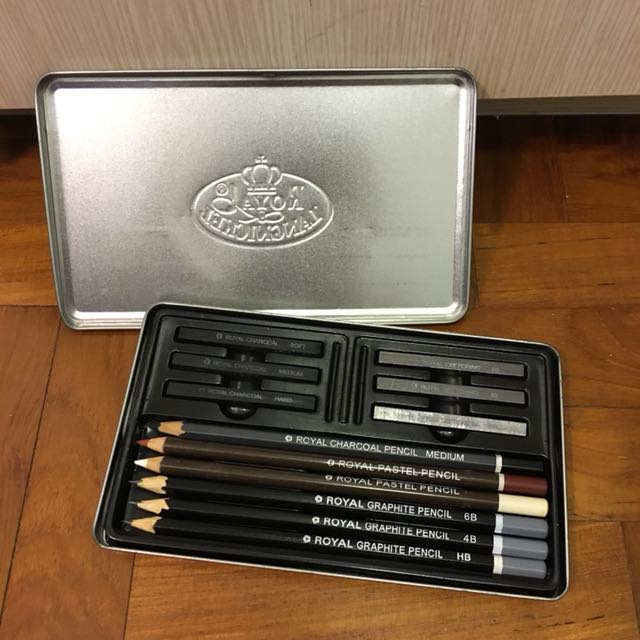 Drawing Tools Set Pencil And Charcoal Design Craft Craft