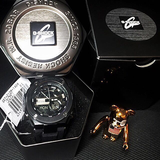 Fire sales Casio Gsteel black marble strap GST210M 1A gst210m gst210m 1 gst210m 1a gst210m 1adr Mobile Phones Gadgets Wearables Smart Watches on Carousell
