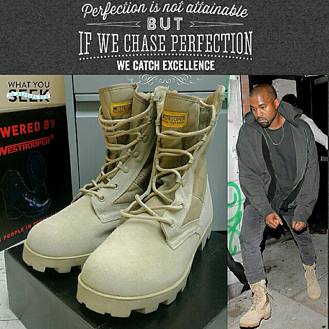 John mayer yeezy boots on sale
