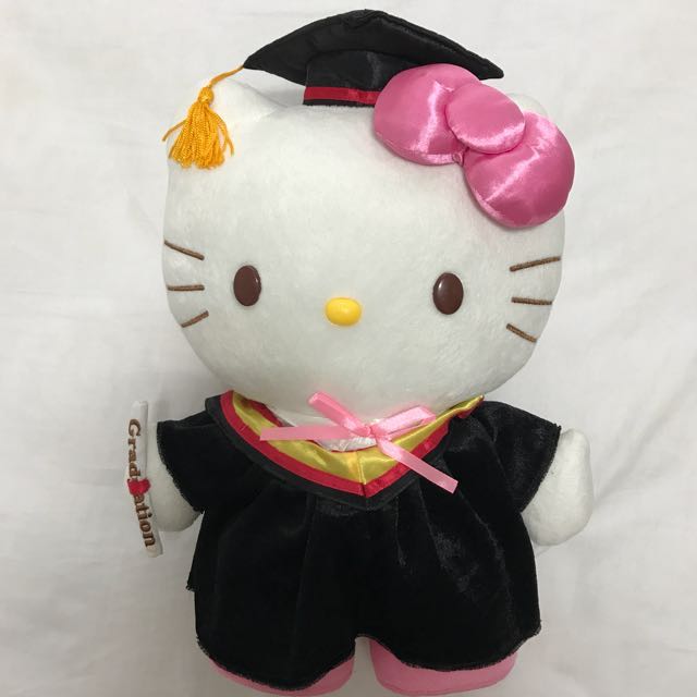 hello kitty graduation plush